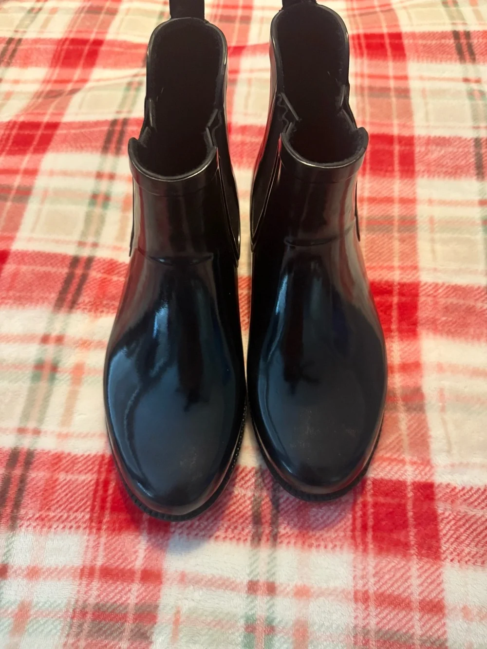 Michael Kors Kids Black Chelsea Rain Ankle Boots